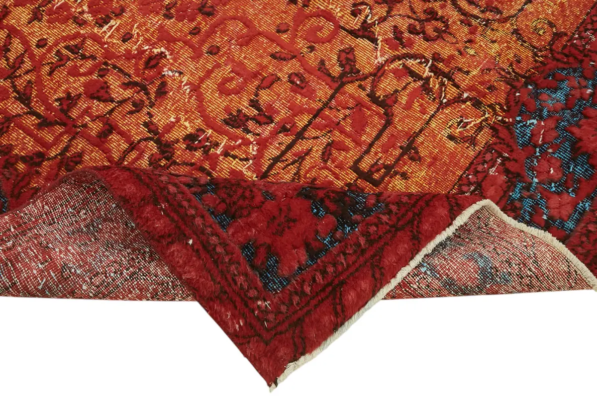 Oyma kır Pamuk Üzerine Yün El Dokuma Kilim-207x318 - Görsel 6