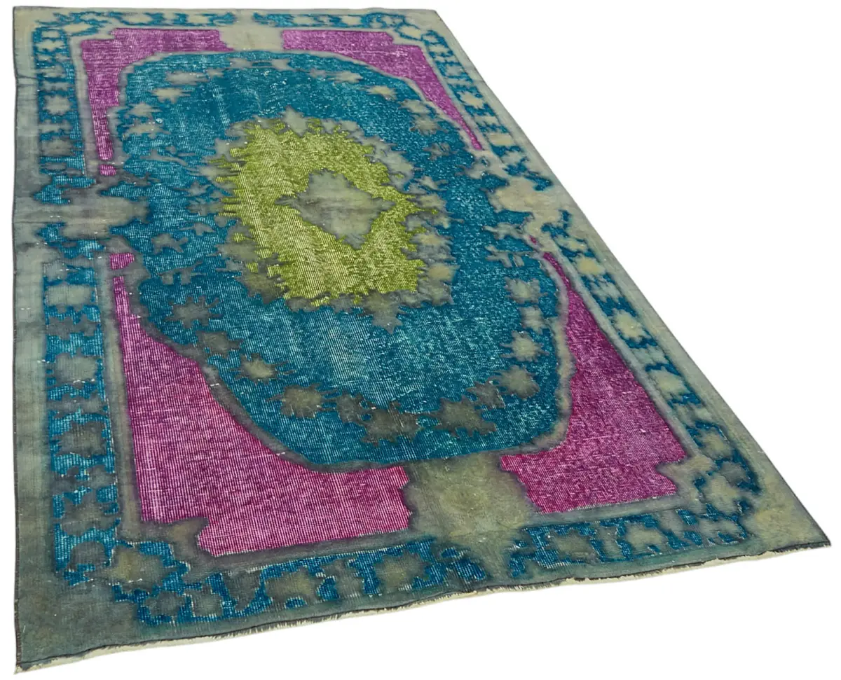 Oyma Yeşil Pamuk Üzerine Yün El Dokuma Kilim-150x246 - Görsel 2