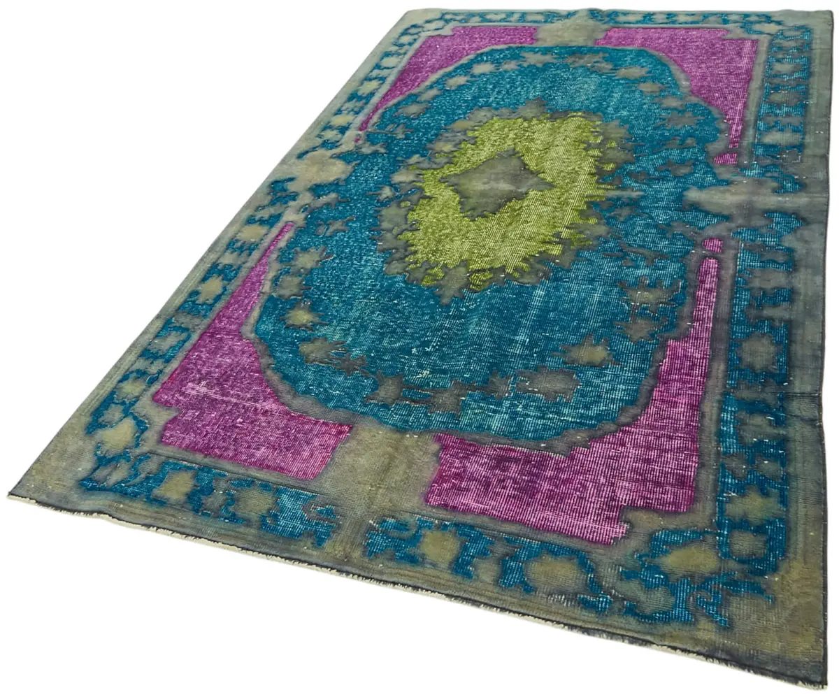 Oyma Yeşil Pamuk Üzerine Yün El Dokuma Kilim-150x246 - Görsel 3