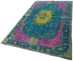 Oyma Yeşil Pamuk Üzerine Yün El Dokuma Kilim-150x246 - Görsel 3