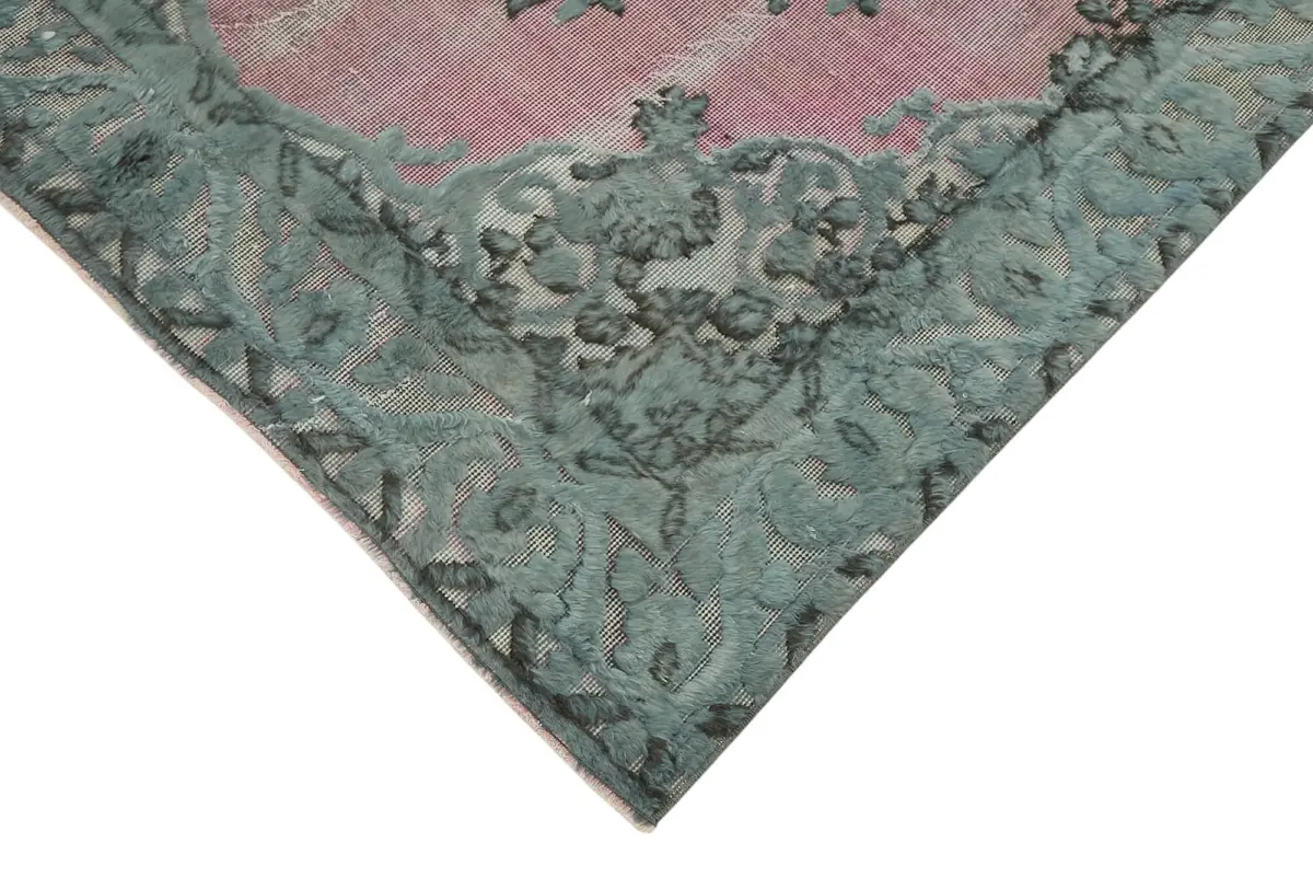 Oyma Mavi Pamuk Üzerine Yün El Dokuma Kilim-160x297 - Görsel 4