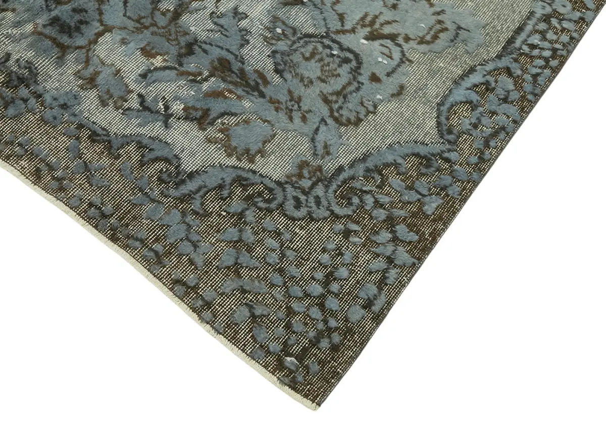 Oyma Gri Pamuk Üzerine Yün El Dokuma Kilim-166x284 - Görsel 4