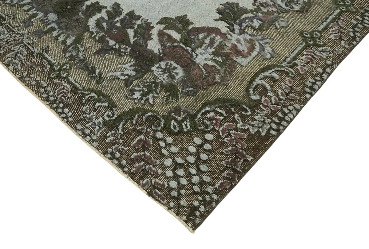 Oyma Gri Pamuk Üzerine Yün El Dokuma Kilim-203x313 - Görsel 4