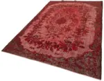 Oyma Kırmızı Pamuk Üzerine Yün El Dokuma Kilim-180x278 - Görsel 3