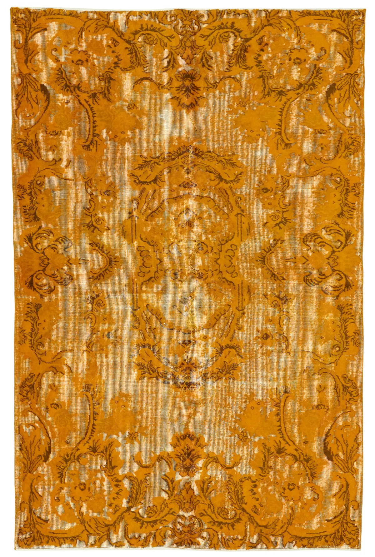 Rc_47059_0_Yellow_Hi_Low_Pile_Overdyed_Rugs