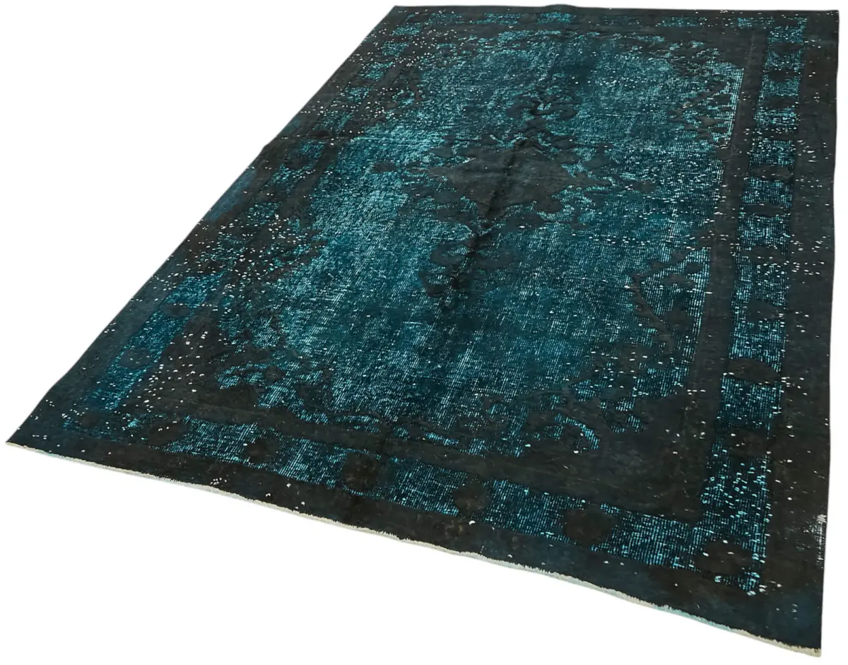 Oyma Yeşil Pamuk Üzerine Yün El Dokuma Kilim-157x253 - Görsel 3