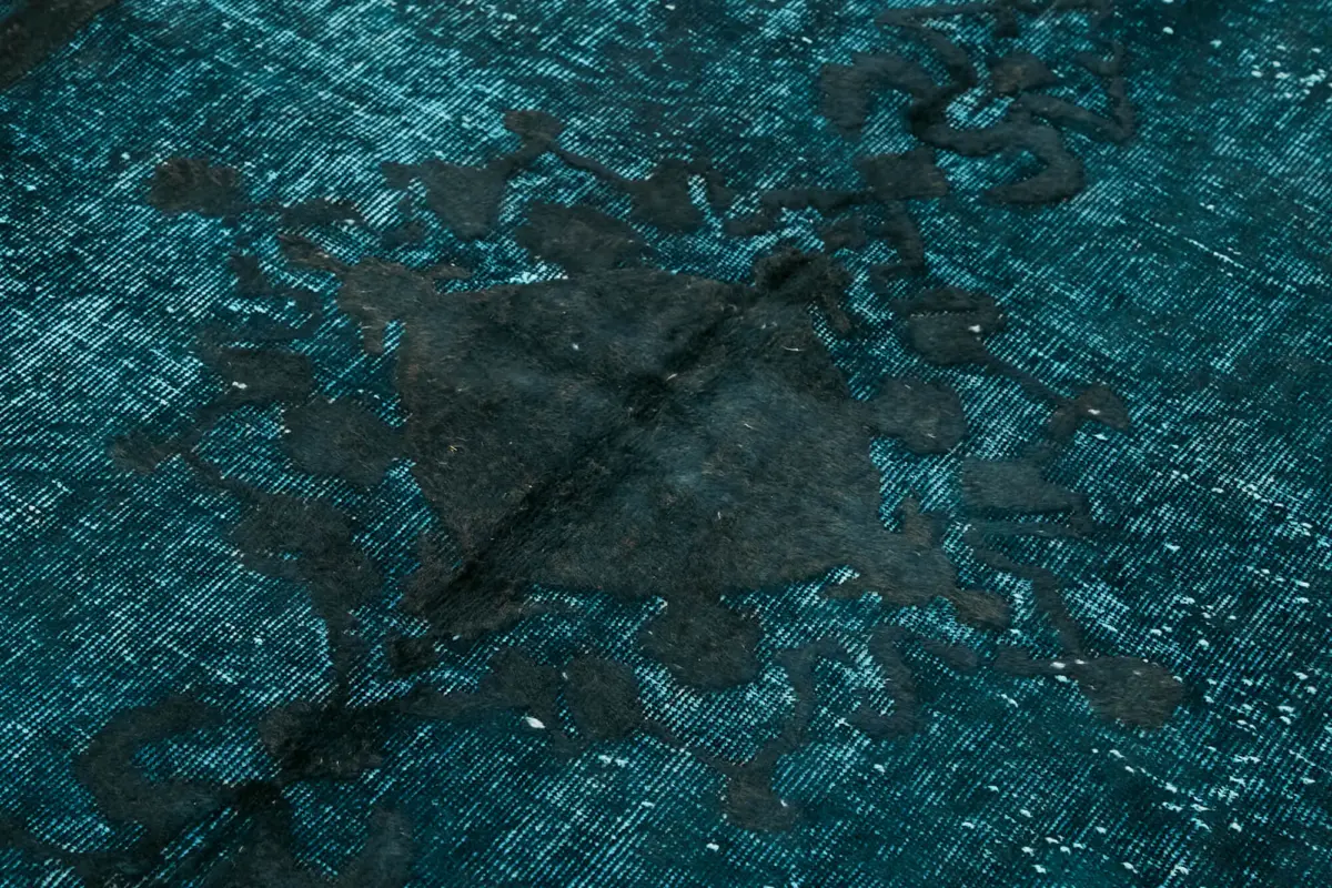 Oyma Yeşil Pamuk Üzerine Yün El Dokuma Kilim-157x253 - Görsel 5