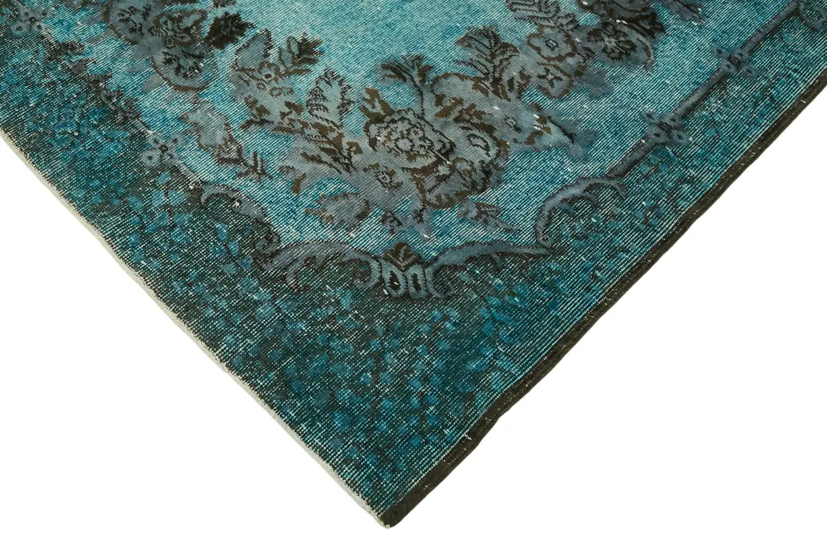 Oyma Yeşil Pamuk Üzerine Yün El Dokuma Kilim-175x276 - Görsel 4