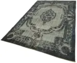 Oyma Gri Pamuk Üzerine Yün El Dokuma Kilim-160x265 - Görsel 3