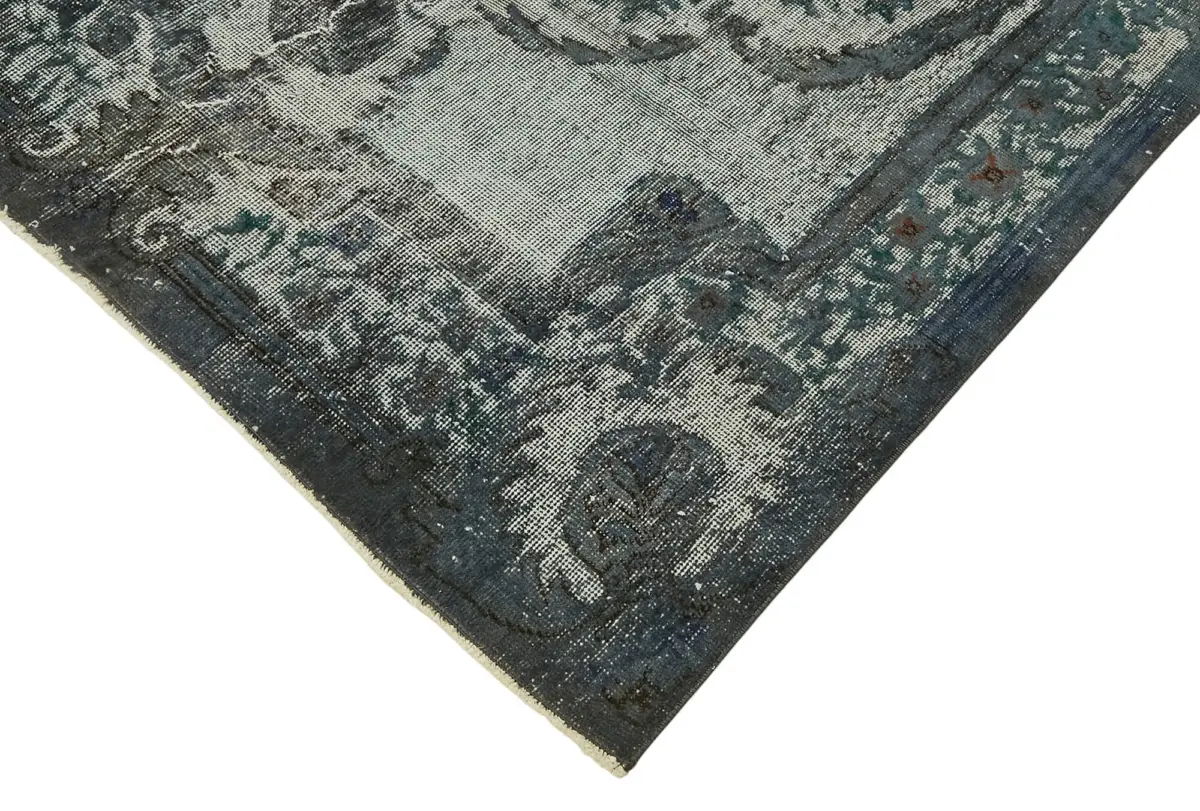 Oyma Gri Pamuk Üzerine Yün El Dokuma Kilim-160x265 - Görsel 4
