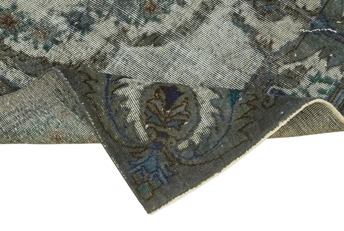 Oyma Gri Pamuk Üzerine Yün El Dokuma Kilim-160x265 - Görsel 6