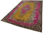 Oyma Kahverengi Pamuk Üzerine Yün El Dokuma Kilim-177x303 - Görsel 3