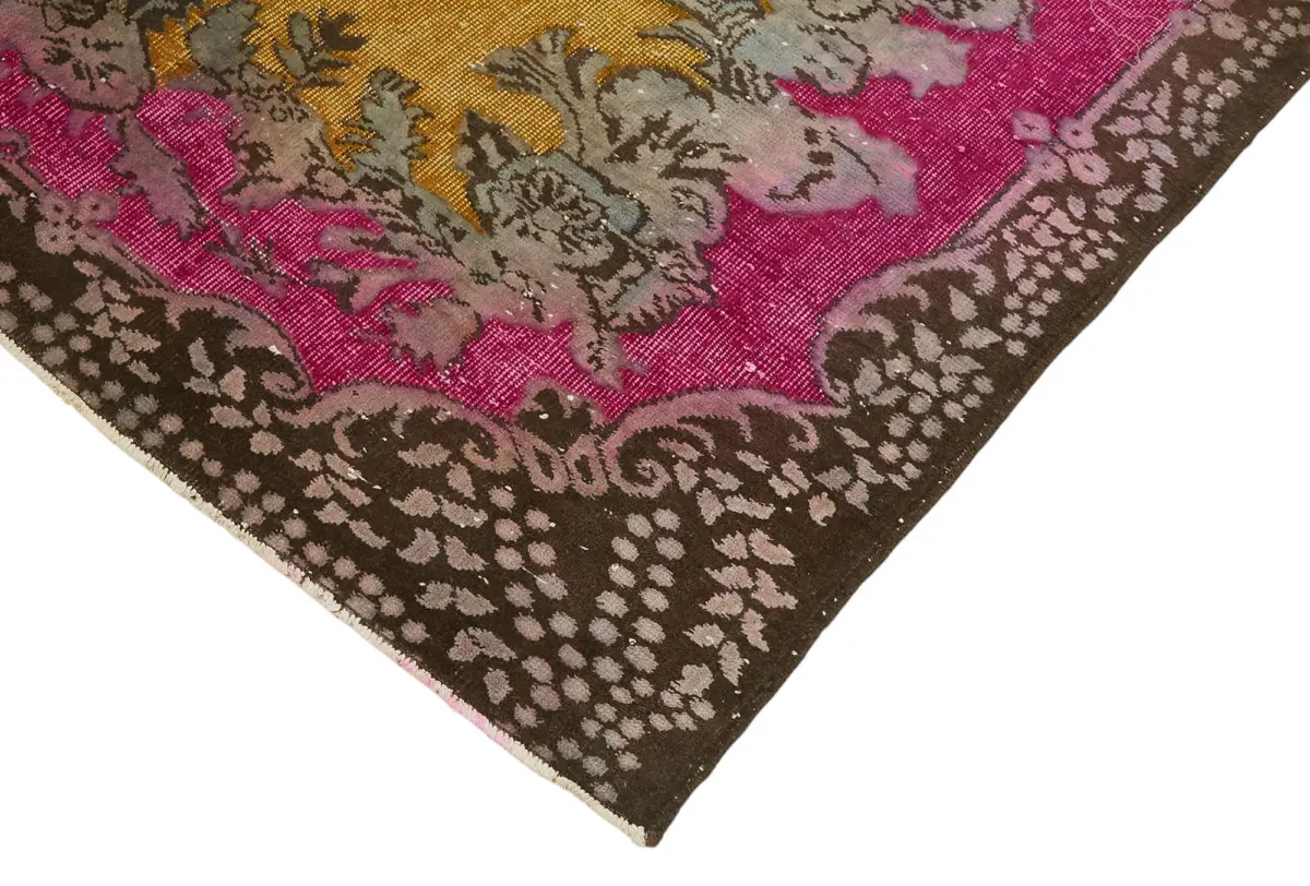 Oyma Kahverengi Pamuk Üzerine Yün El Dokuma Kilim-177x303 - Görsel 4