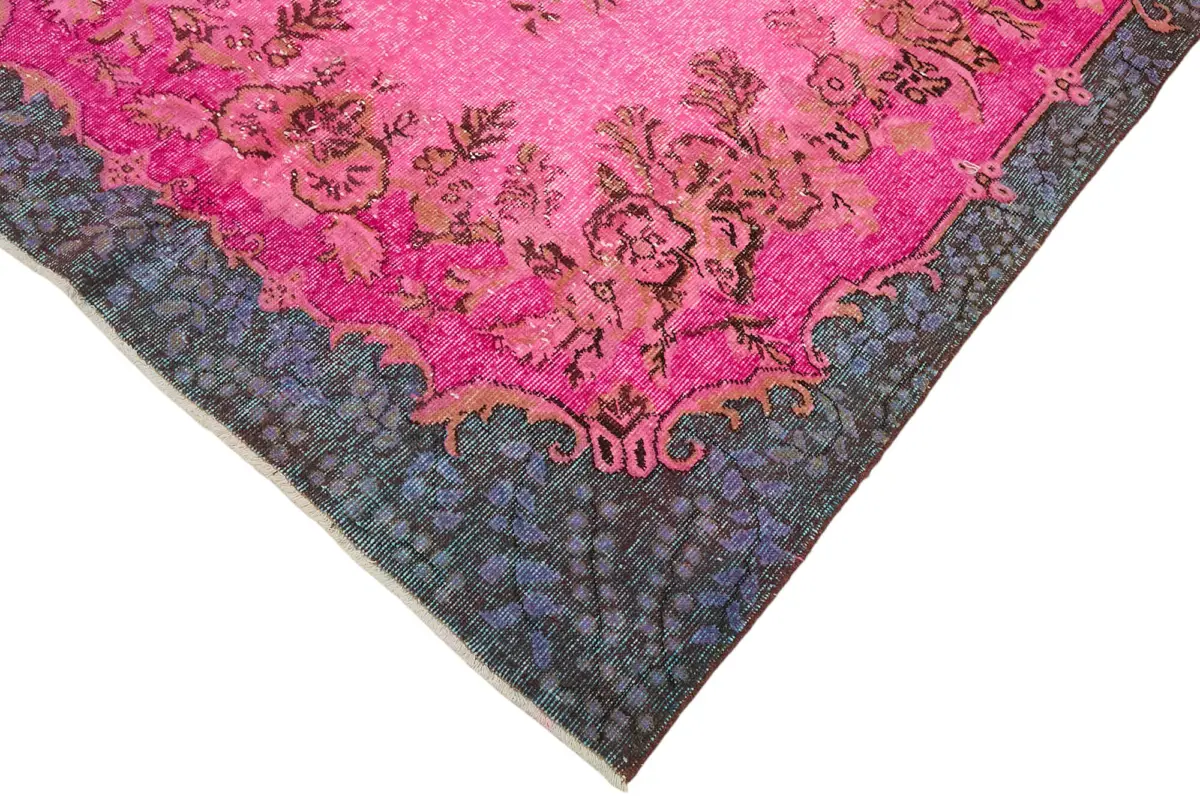 Oyma Pembe Pamuk Üzerine Yün El Dokuma Kilim-156x292 - Görsel 4