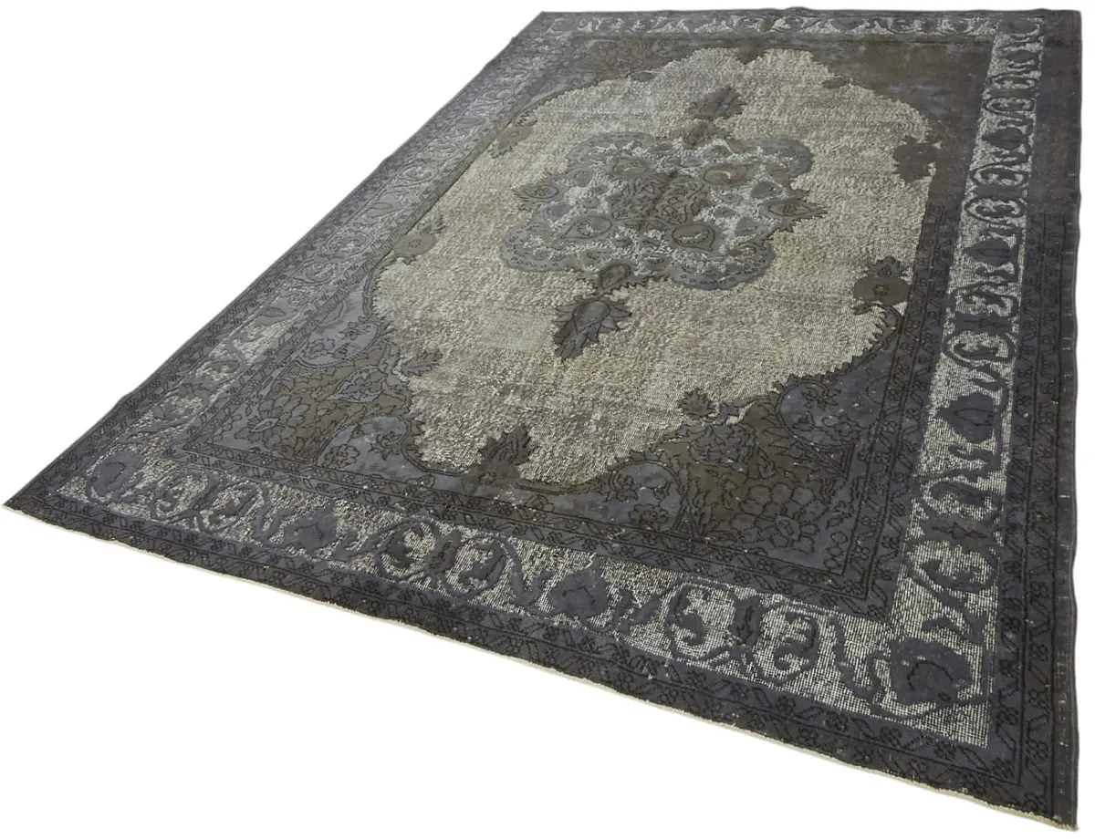 Oyma Gri Pamuk Üzerine Yün El Dokuma Kilim-210x321 - Görsel 3