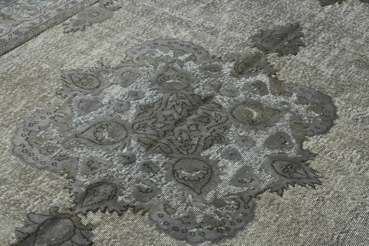 Oyma Gri Pamuk Üzerine Yün El Dokuma Kilim-210x321 - Görsel 5