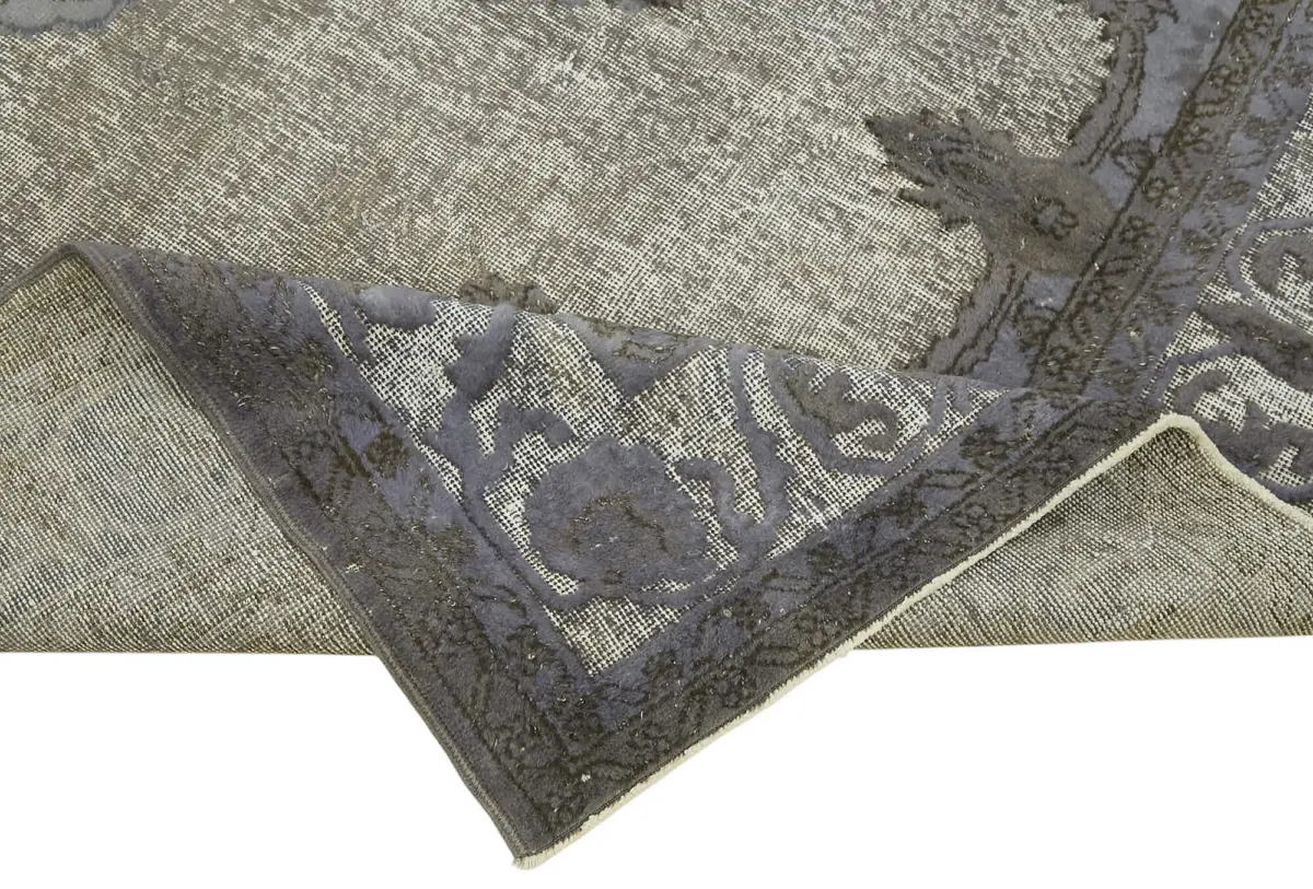 Oyma Gri Pamuk Üzerine Yün El Dokuma Kilim-210x321 - Görsel 6