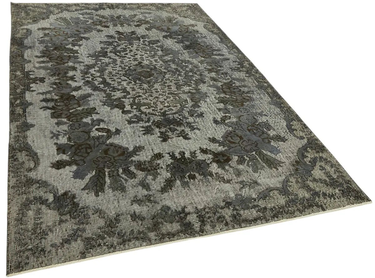 Oyma Mavi Pamuk Üzerine Yün El Dokuma Kilim-163x260 - Görsel 2