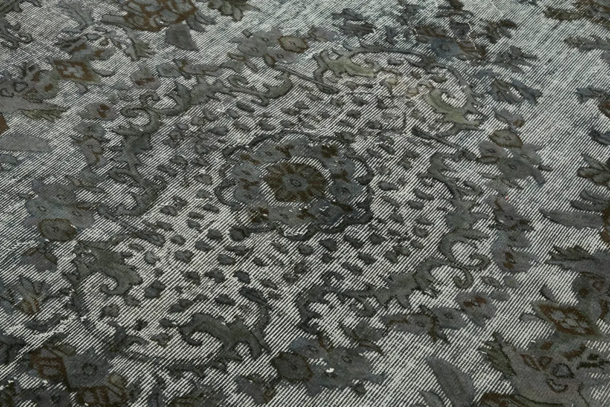 Oyma Mavi Pamuk Üzerine Yün El Dokuma Kilim-163x260 - Görsel 5