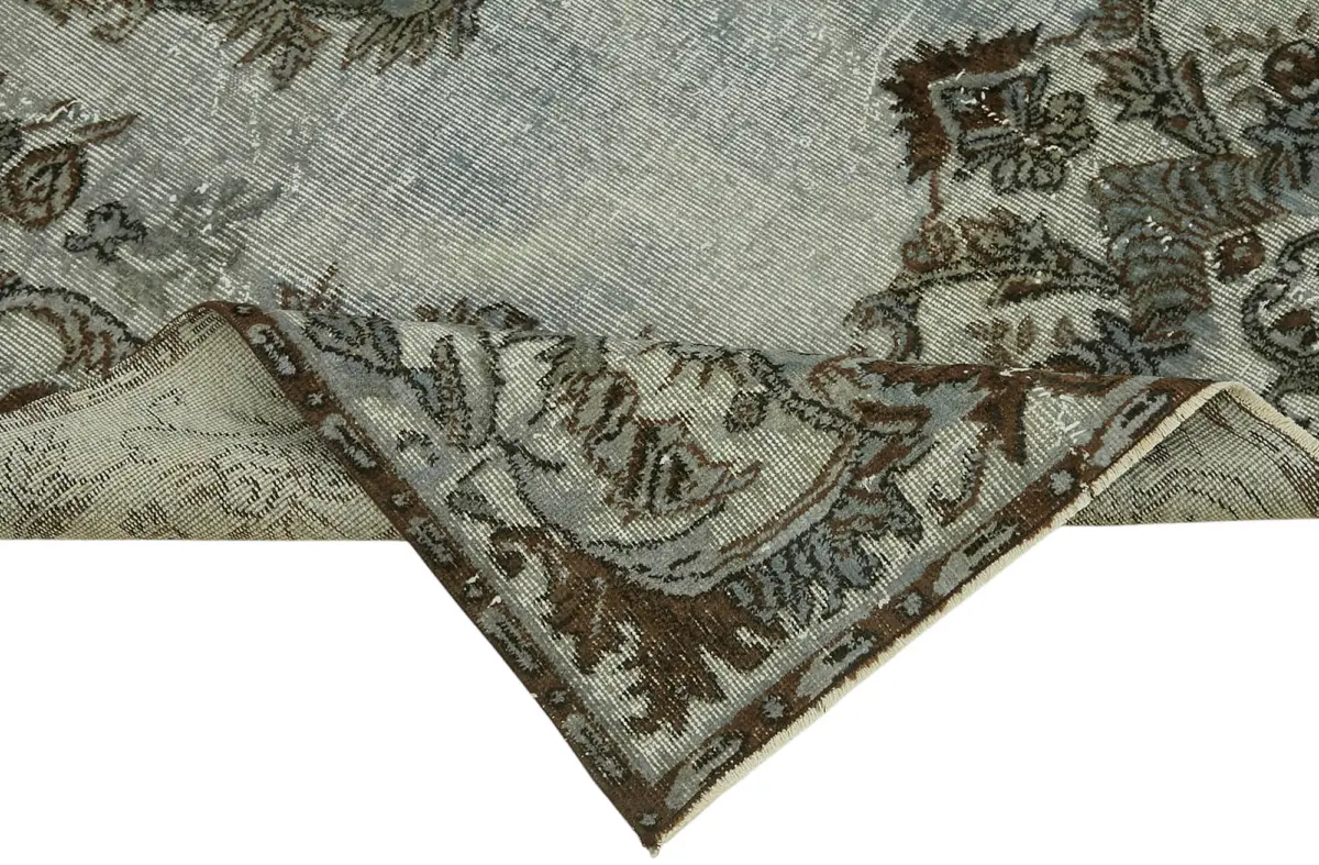 Oyma Gri Pamuk Üzerine Yün El Dokuma Kilim-174x272 - Görsel 6