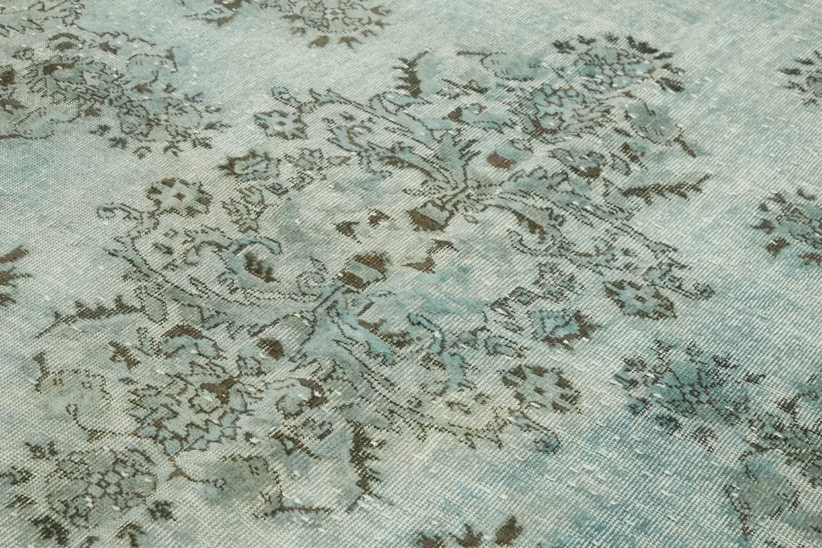 Oyma Mavi Pamuk Üzerine Yün El Dokuma Kilim-200x308 - Görsel 5