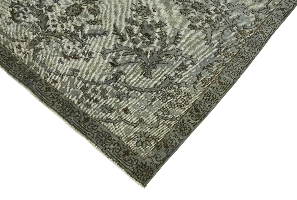 Oyma Gri Pamuk Üzerine Yün El Dokuma Kilim-162x262 - Görsel 4