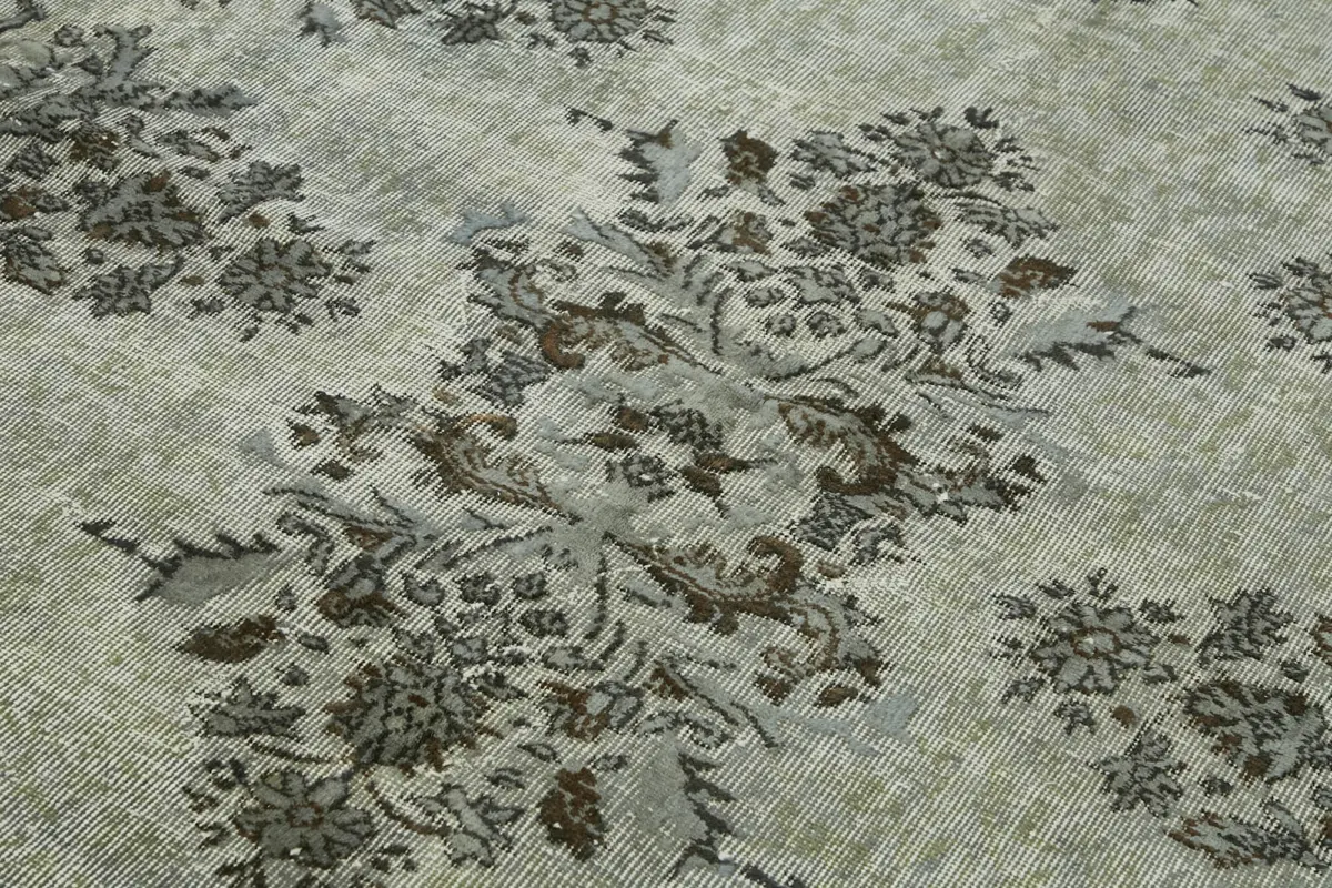 Oyma Gri Pamuk Üzerine Yün El Dokuma Kilim-162x262 - Görsel 5