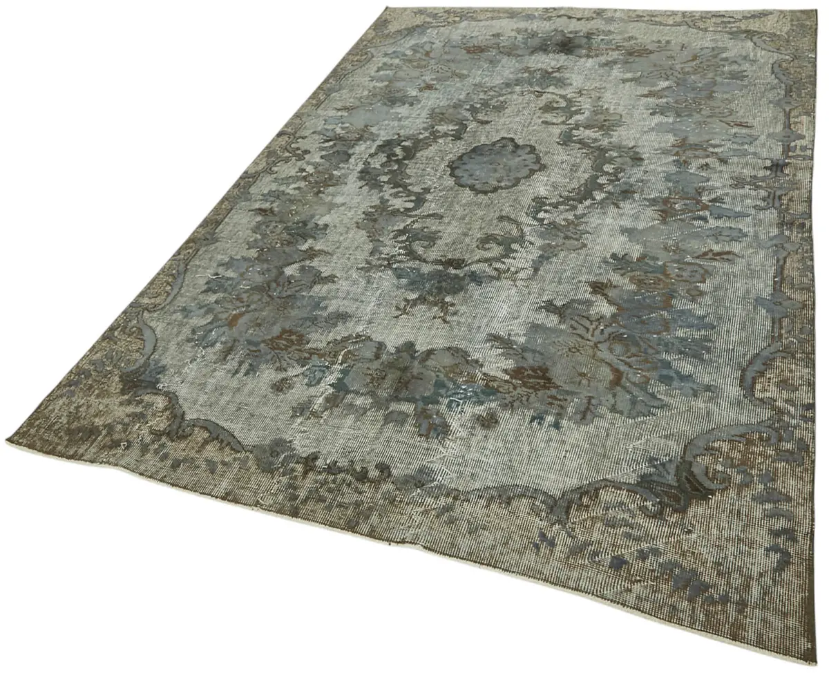 Oyma Gri Pamuk Üzerine Yün El Dokuma Kilim-171x273 - Görsel 3