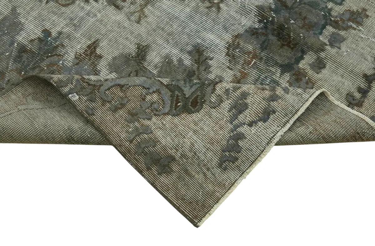 Oyma Gri Pamuk Üzerine Yün El Dokuma Kilim-171x273 - Görsel 6