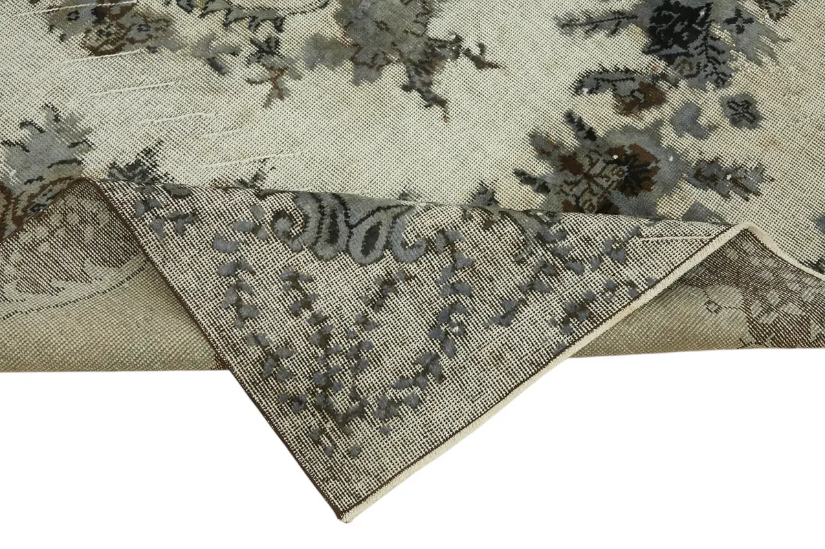 Oyma Mavi Pamuk Üzerine Yün El Dokuma Kilim-170x301 - Görsel 6