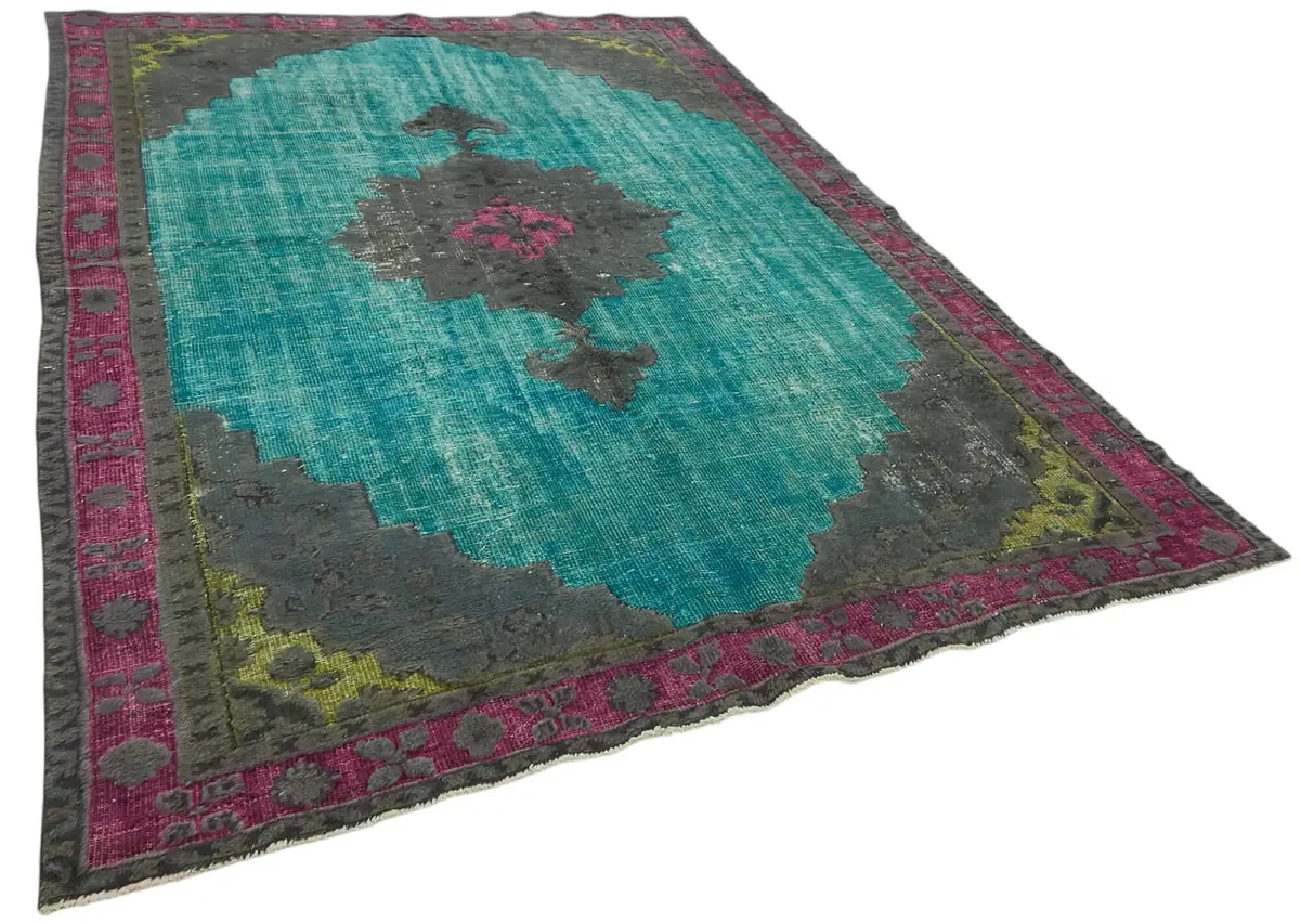 Oyma Mor Pamuk Üzerine Yün El Dokuma Kilim-215x306 - Görsel 2