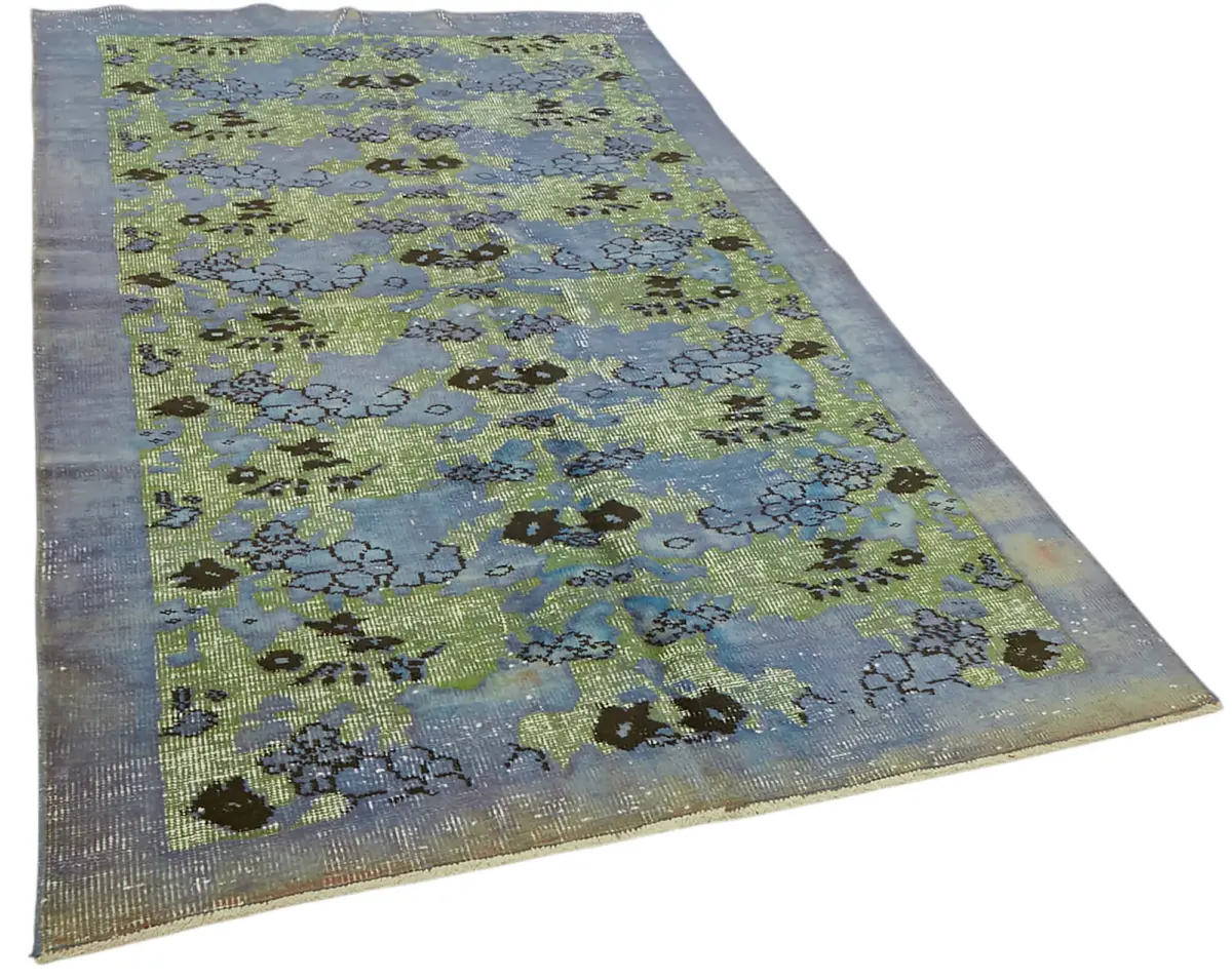 Oyma Yeşil Pamuk Üzerine Yün El Dokuma Kilim-150x262 - Görsel 2