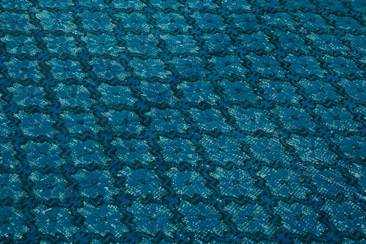 Oyma Turkuaz Pamuk Üzerine Yün El Dokuma Kilim-210x268 - Görsel 5