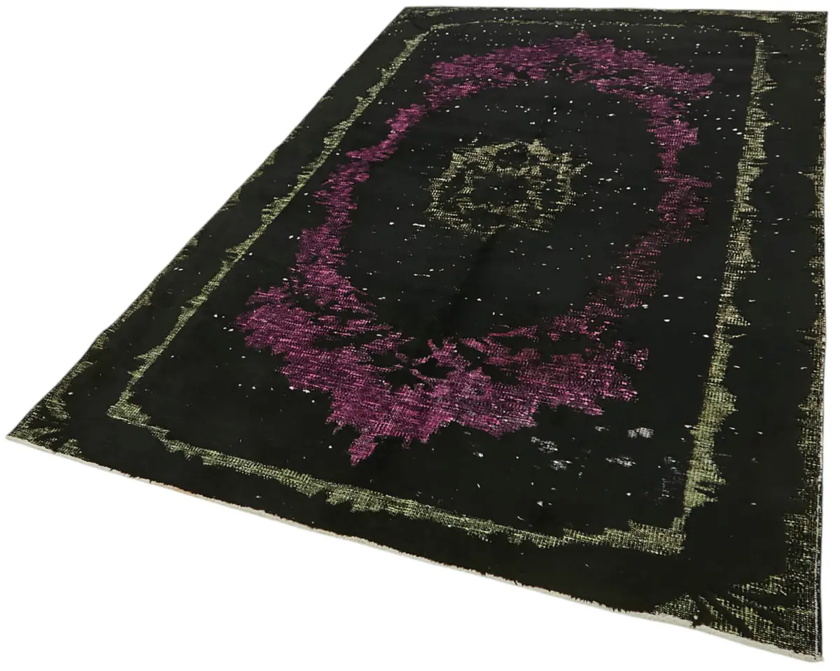 Oyma Siyah Pamuk Üzerine Yün El Dokuma Kilim-161x257 - Görsel 3