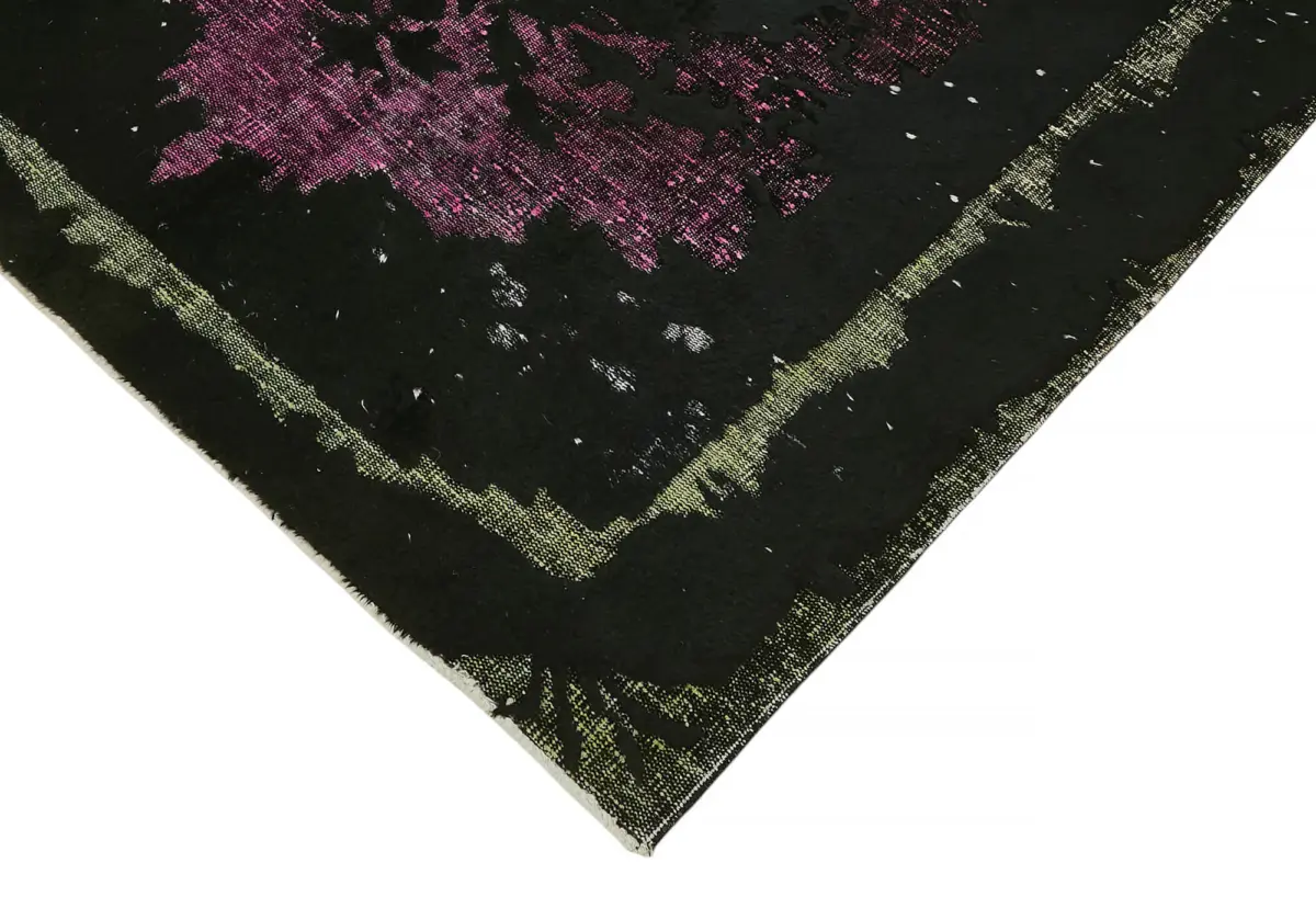 Oyma Siyah Pamuk Üzerine Yün El Dokuma Kilim-161x257 - Görsel 4