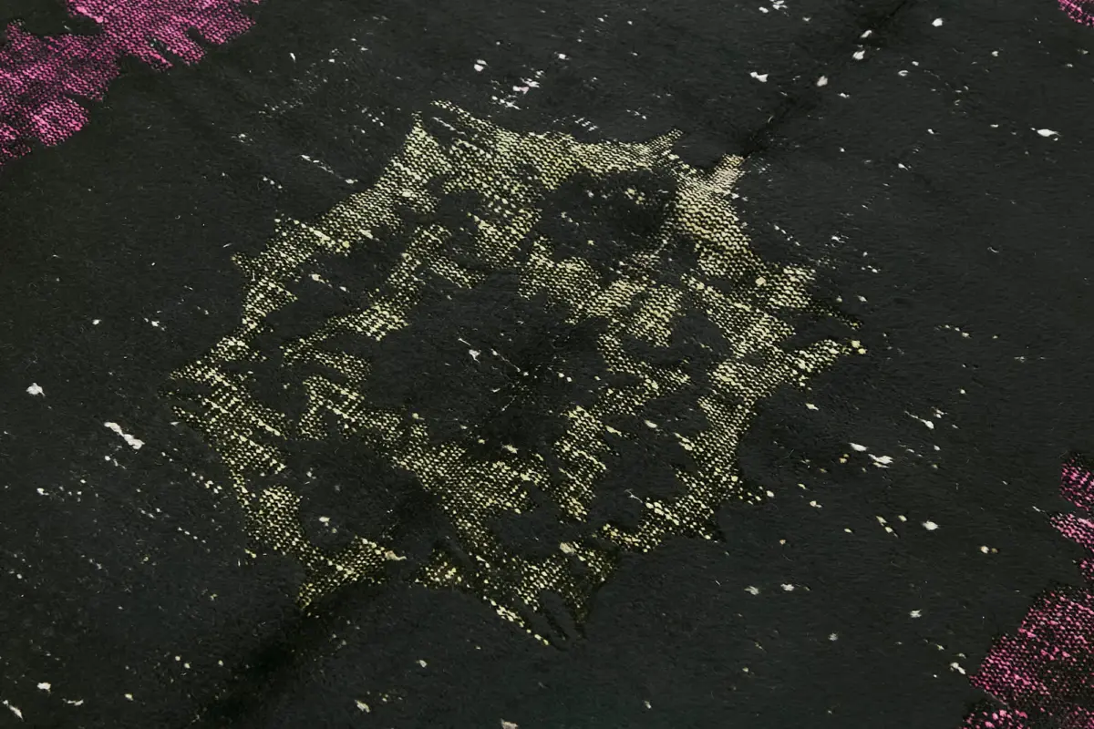 Oyma Siyah Pamuk Üzerine Yün El Dokuma Kilim-161x257 - Görsel 5