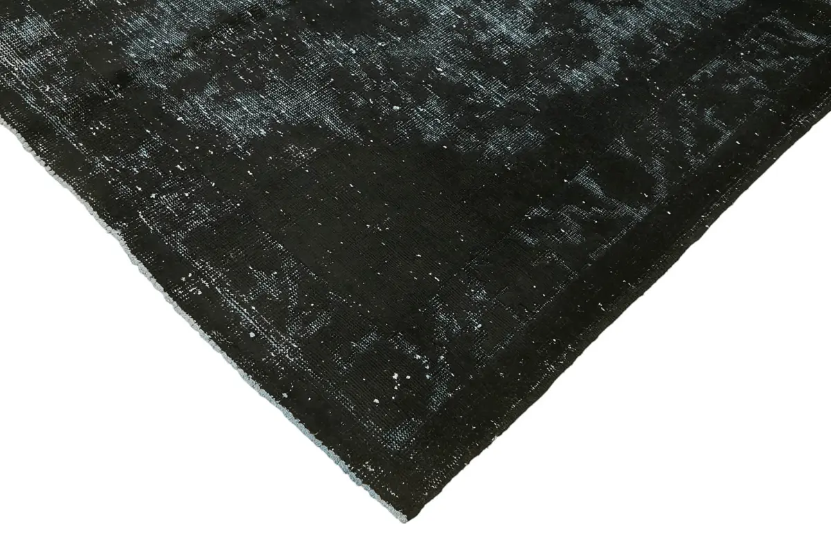 Oyma Siyah Pamuk Üzerine Yün El Dokuma Kilim-170x254 - Görsel 4