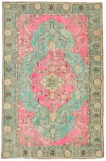 Oyma Bej Pamuk Üzerine Yün El Dokuma Kilim-173x273