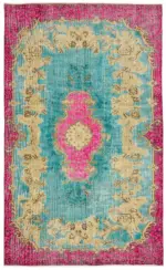 Oyma Bej Pamuk Üzerine Yün El Dokuma Kilim-163x266