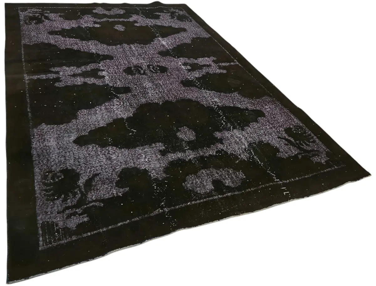 Oyma Siyah Pamuk Üzerine Yün El Dokuma Kilim-210x326 - Görsel 2