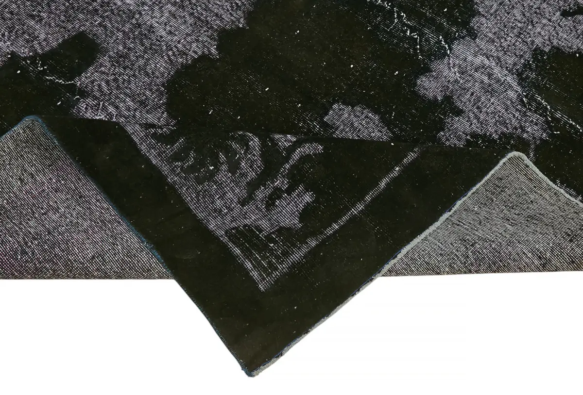 Oyma Siyah Pamuk Üzerine Yün El Dokuma Kilim-210x326 - Görsel 6