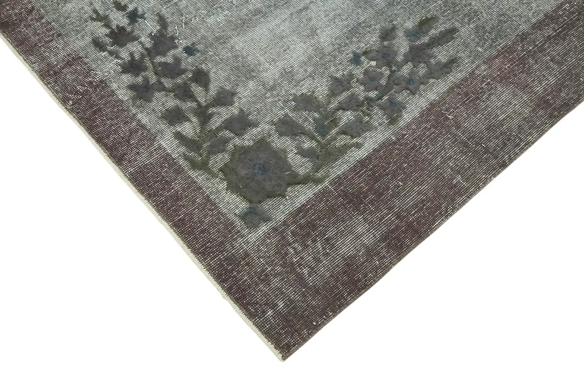 Oyma Gri Pamuk Üzerine Yün El Dokuma Kilim-207x293 - Görsel 4