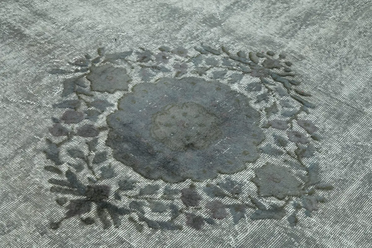 Oyma Gri Pamuk Üzerine Yün El Dokuma Kilim-207x293 - Görsel 5