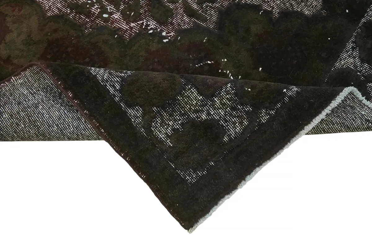 Oyma Kahverengi Pamuk Üzerine Yün El Dokuma Kilim-170x274 - Görsel 6