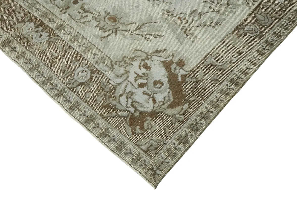 Oyma Gri Pamuk Üzerine Yün El Dokuma Kilim-175x285 - Görsel 4