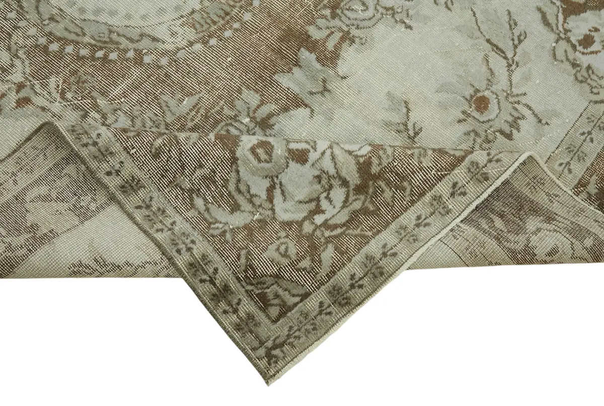 Oyma Gri Pamuk Üzerine Yün El Dokuma Kilim-175x285 - Görsel 6