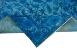 Oyma Mavi Pamuk Üzerine Yün El Dokuma Kilim-175x266 - Görsel 6