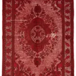 Oyma kır Pamuk Üzerine Yün El Dokuma Kilim-190x305