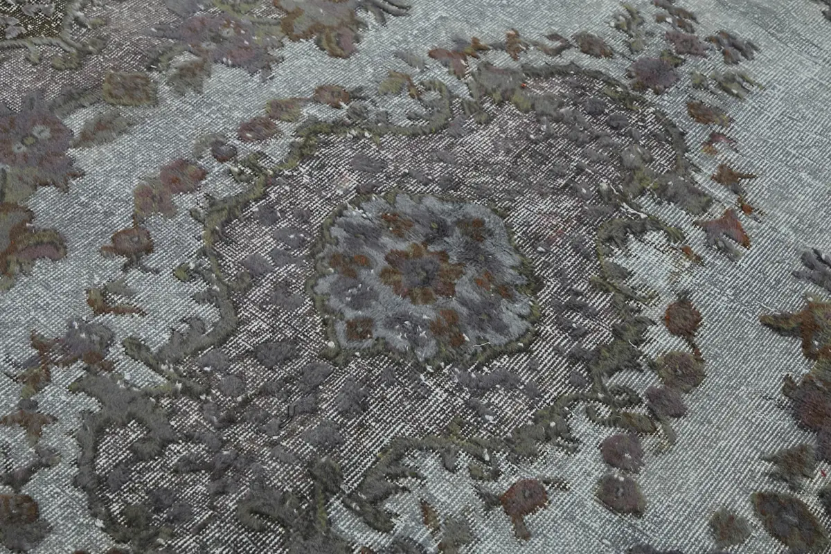 Oyma Gri Pamuk Üzerine Yün El Dokuma Kilim-172x272 - Görsel 5