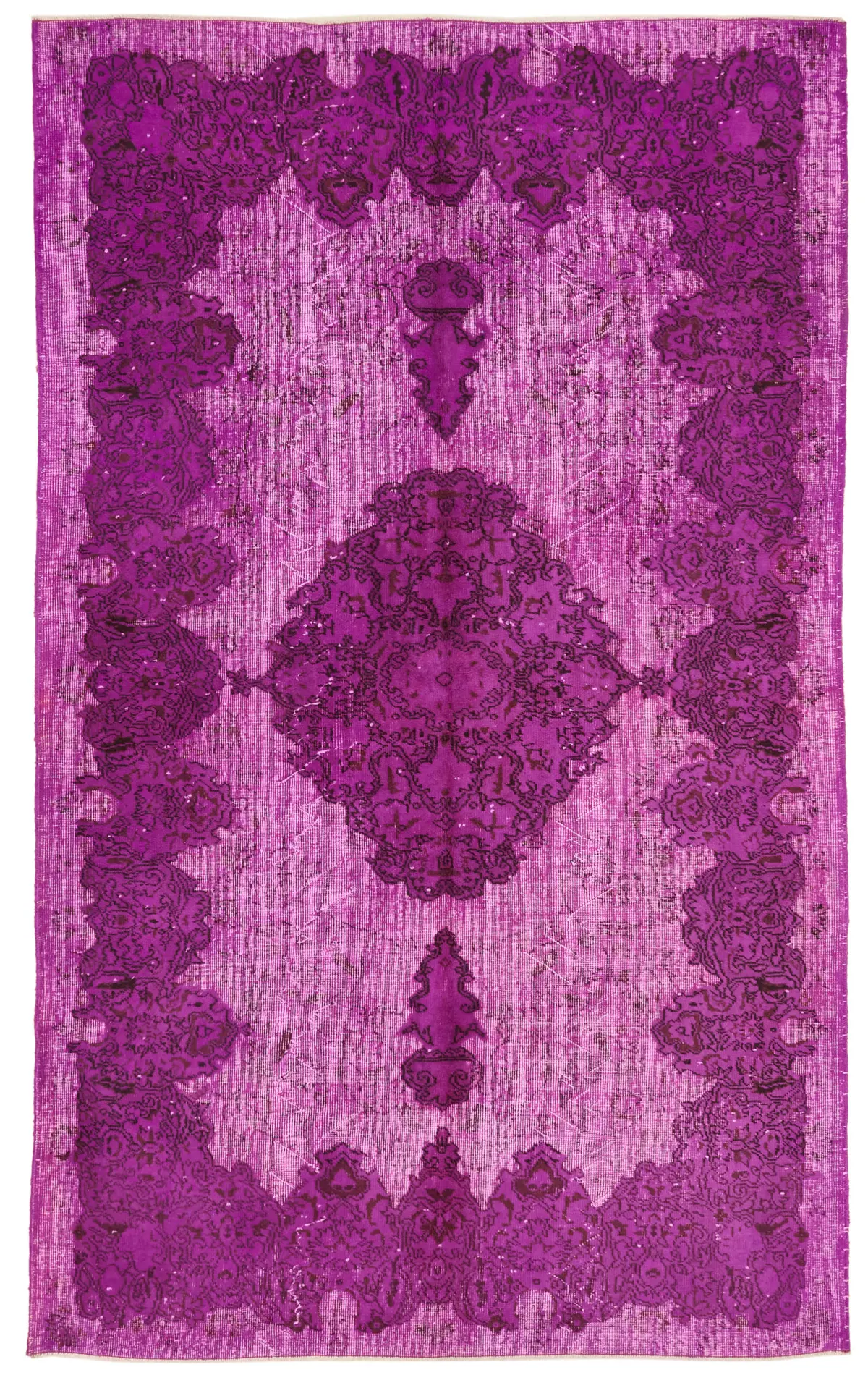 Rc_47144_0_Fuchsia_Hi_Low_Pile_Overdyed_Rugs